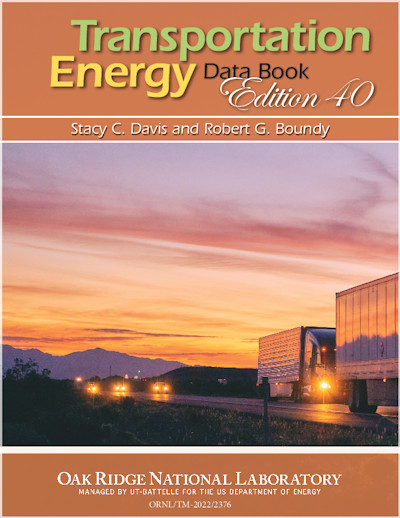 Transportation Energy Data Book cover